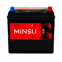 Аккумулятор MINSU (65 Ah) 590 A, 12 V Обратная, R+ D23 75D23L(MINSU)