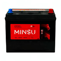 Аккумулятор MINSU (80 Ah) 640 A, 12 V Обратная, R+ D26 90D26L