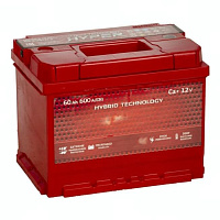 Аккумулятор HYPER (60 Ah) 600 A, 12 V Обратная, R+ L2