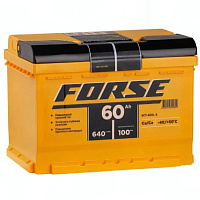 Аккумулятор FORSE (60 Ah) 640 A, 12 V Обратная, R+ L2 П240429