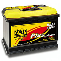 Аккумулятор ZAP PLUS (55 Ah) 460 A, 12 V Обратная, R+ L2 ZAP-555 59