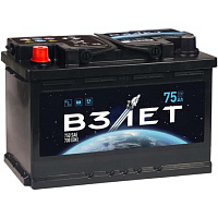 Аккумулятор ВЗЛЕТ (75 Ah) 700 A, 12 V Прямая, L+ L3 VZ751E