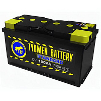 Аккумулятор Тюмень Стандарт (100 Ah) 830 A, 12 V Прямая, L+ L5 TNS100.1