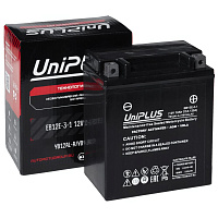 Аккумулятор UniPLUS AGM EB12E-3 (12 Ah) YB12AL-A/YB12AL-A2 125A (134x81x160)