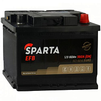 Аккумулятор SPARTA EFB / 60Ah / 560А